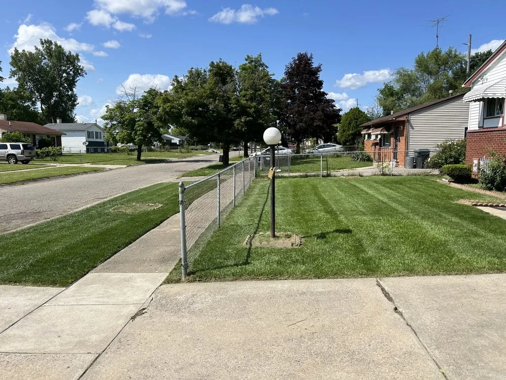 Top-rated landscape installation in Flint, MI by Father and Sons manicured lawns