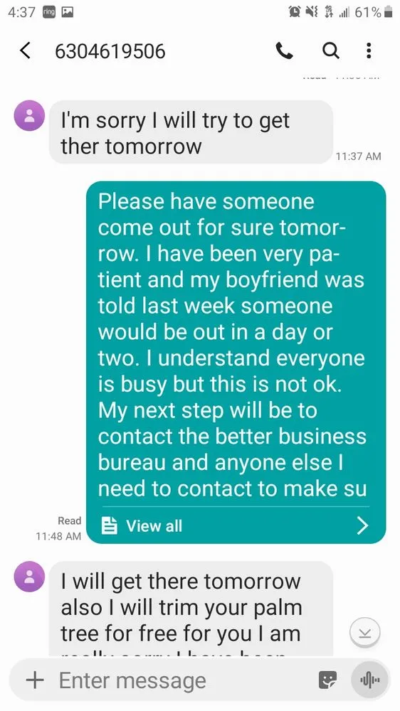 Local residential landscaping in Hudson, FL by Father and Sons Tree Service