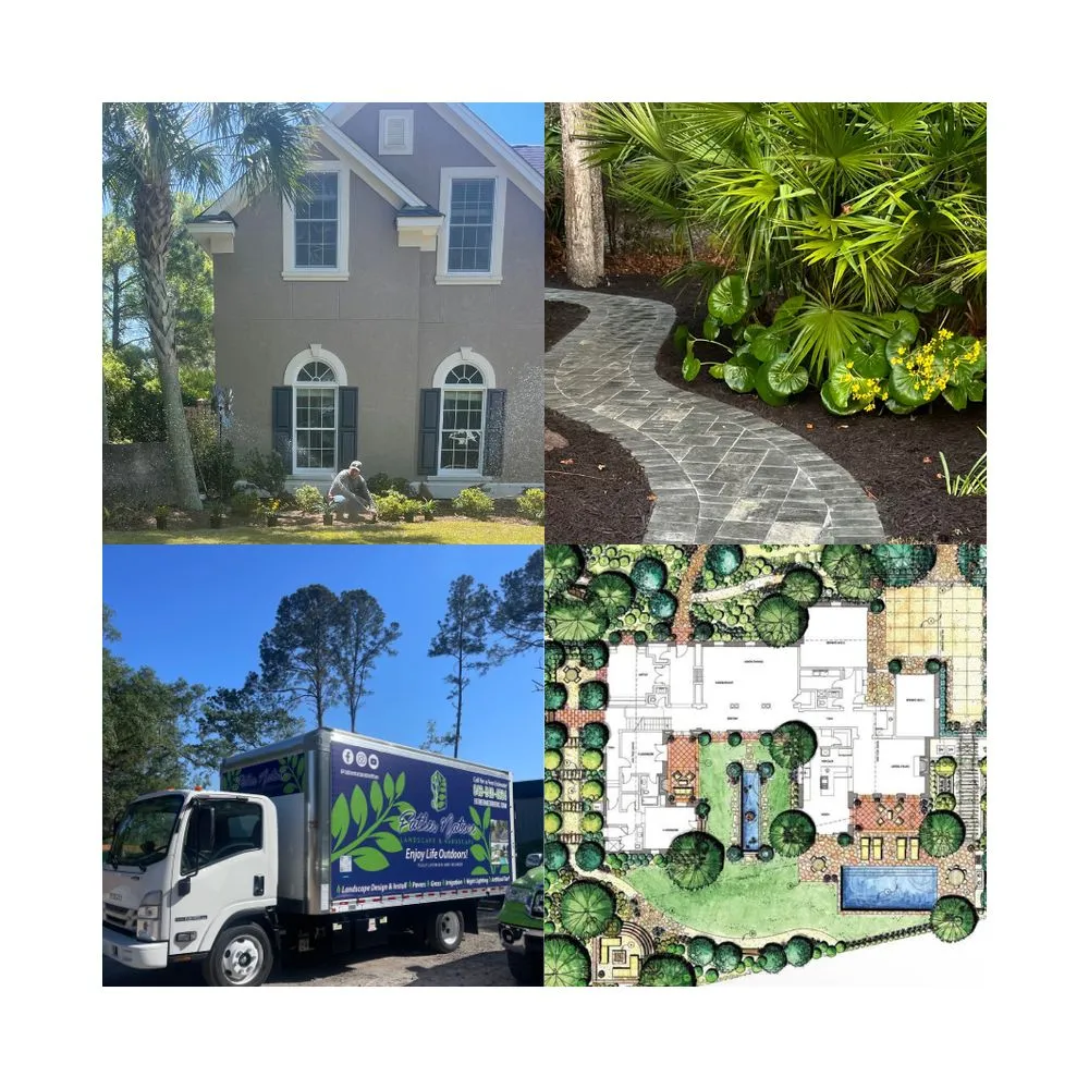 Local landscape installation in Bluffton, SC - Father Nature