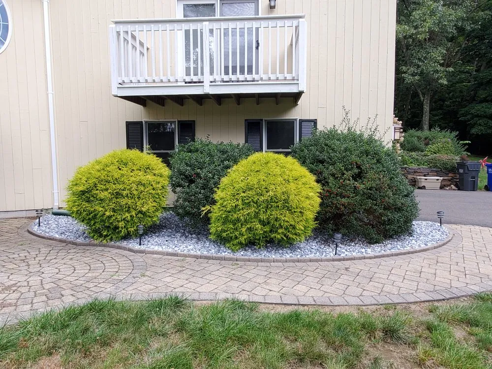 Professional outdoor landscaping with custom design across Enfield, CT - Father Nature Landscaping