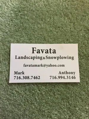 Favata landscaping & Snowplowing Logo
