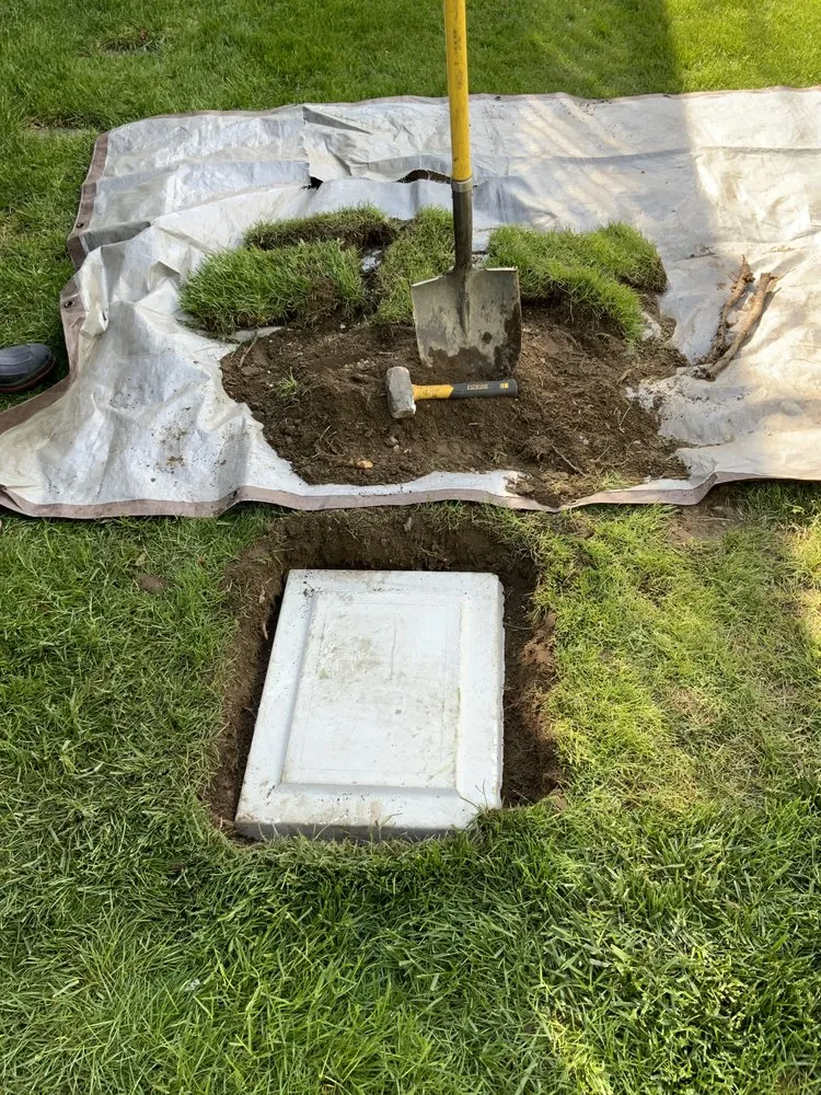 Custom lawn mowing service with custom design in Sterling, MA by Favreau L R Septic Service