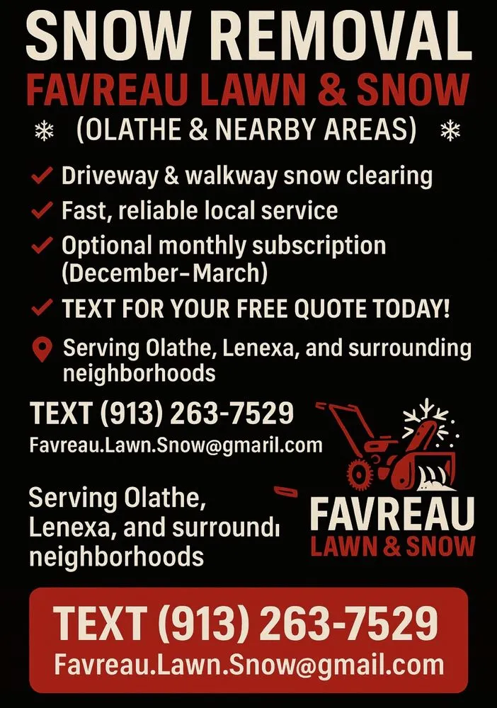 Custom lawn mowing service in Olathe, KS by Favreau Lawn & Snow