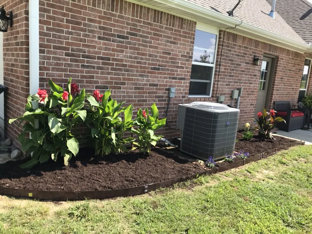 Expert garden landscaping with custom design in Fayetteville, AR by Fay-Ark Lawn Co.