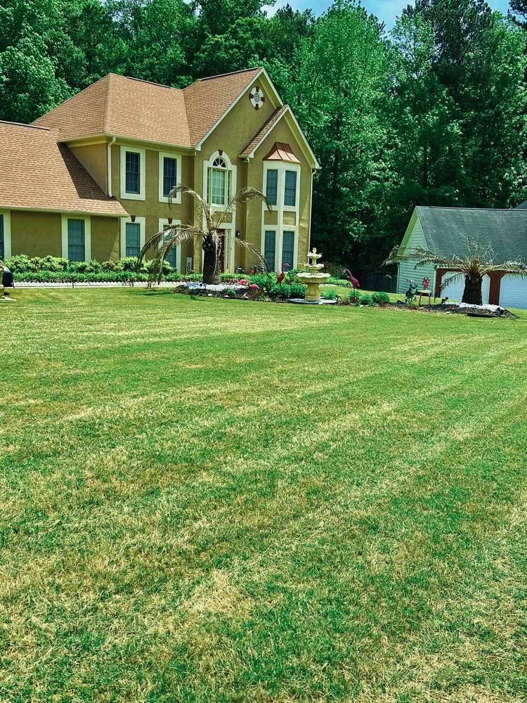 Affordable landscape installation in Fayetteville, GA by Fayco Mow