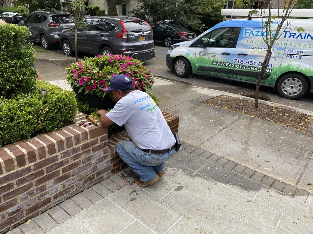 Top-rated landscape design in Brooklyn, NY - Fazio-Traina Lawn Sprinklers