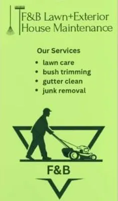 F&B Lawn Care Exterior House Services Logo