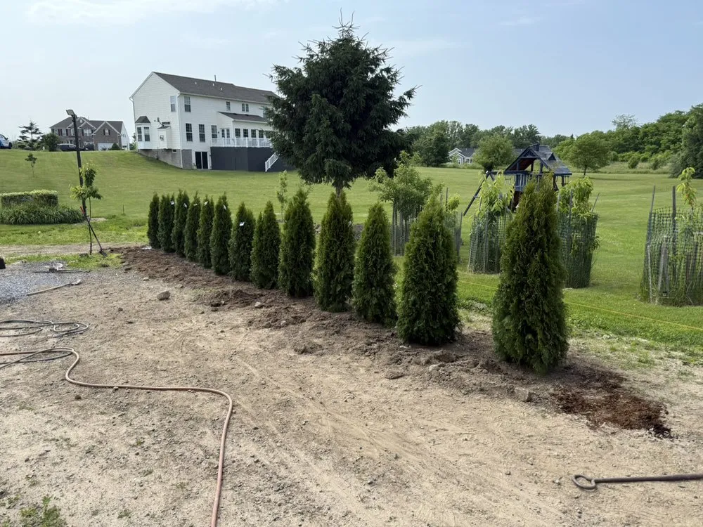 Custom outdoor landscaping for year-round maintenance across Walworth, NY - F&B Tree and Landscape