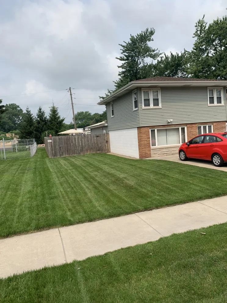 Reliable lawn mowing service with custom design in Chesterton, IN by F&D Property Management