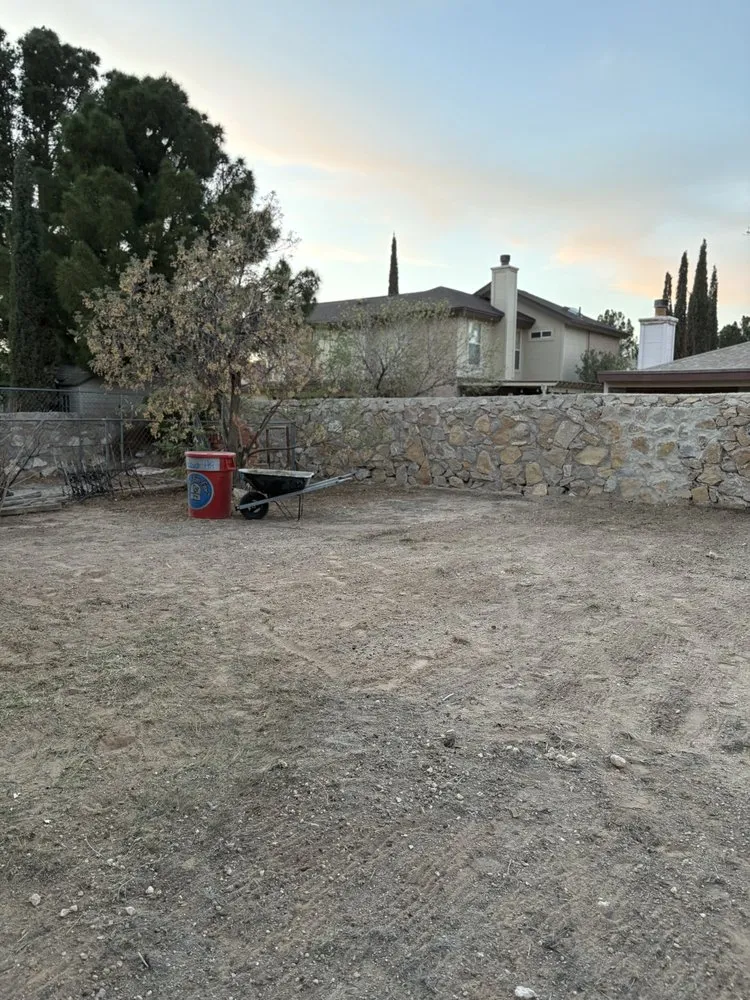 Custom garden landscaping in El Paso, TX by FDN