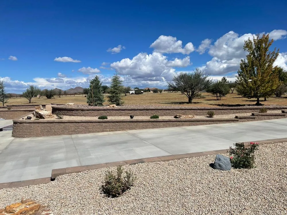 Custom lawn mowing service in Chino Valley, AZ by Fearno Landscaping