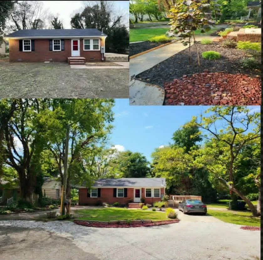 Affordable residential landscaping with custom design across Darlington, SC - Feather and Stone All In One Home Services