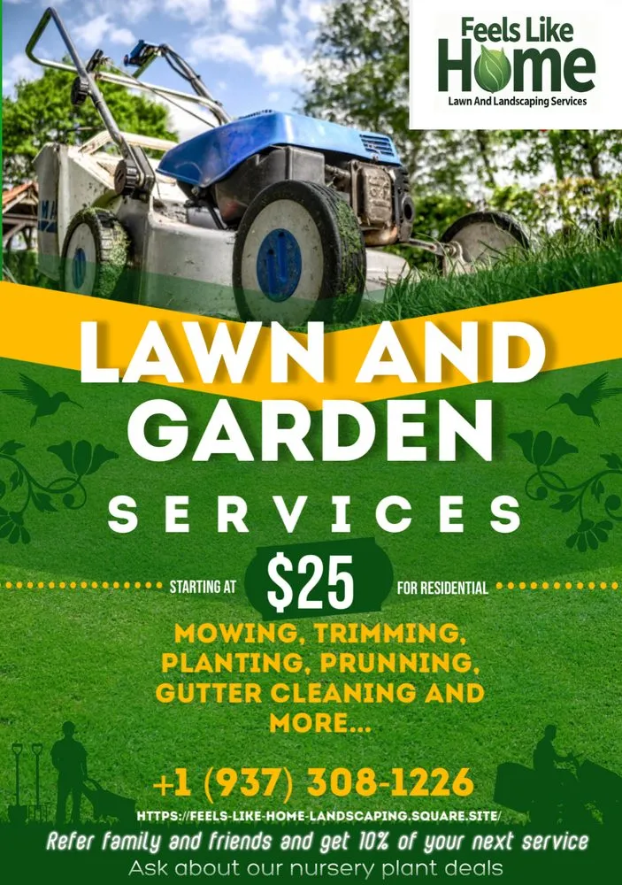 Expert outdoor landscaping in Dayton, OH by Feels Like Home Lawn and Landscaping Services