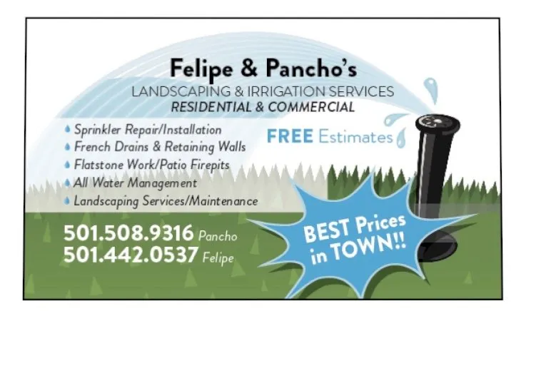 Top-rated landscaping services experts serving Little Rock, AR - Felipe and Pancho’s landscaping and irrigation services