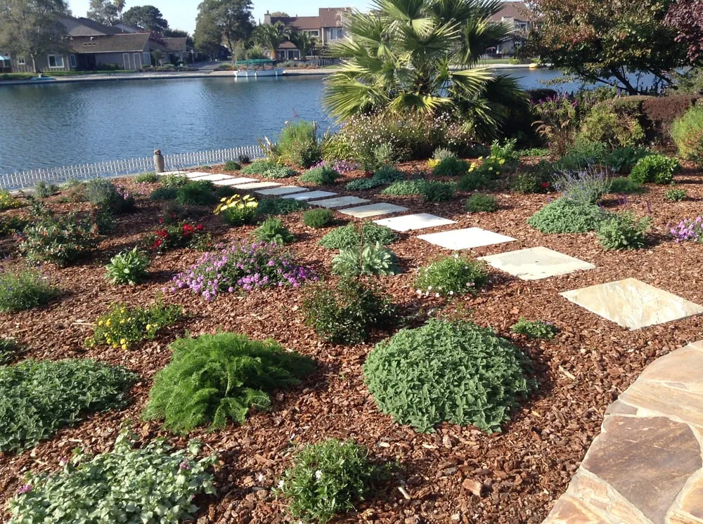 Custom residential landscaping for beautiful yards in Burlingame, CA by Felipe's Lawn and Garden