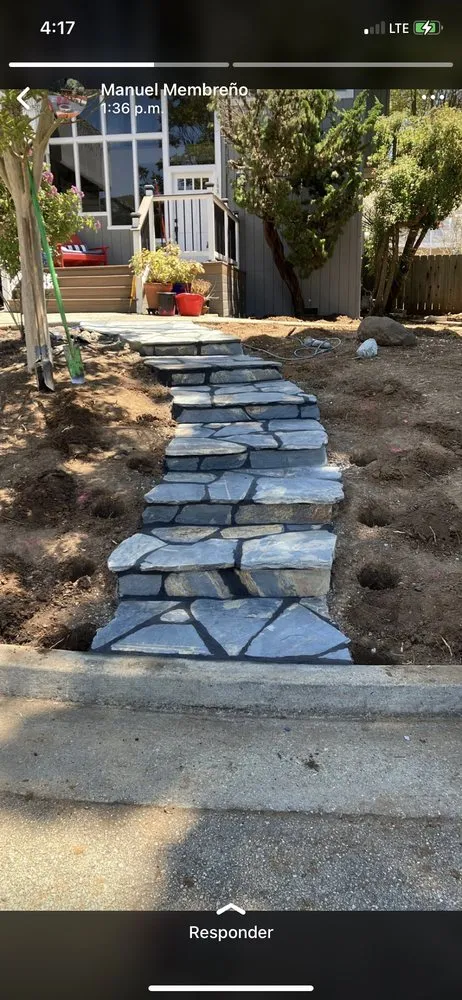 Custom landscape installation with custom design across Capitola, CA - Felix landscaping and clean services