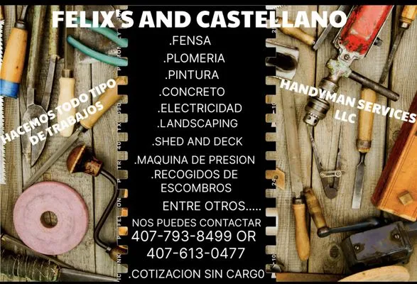 Felix’s and castellano handyman services Logo