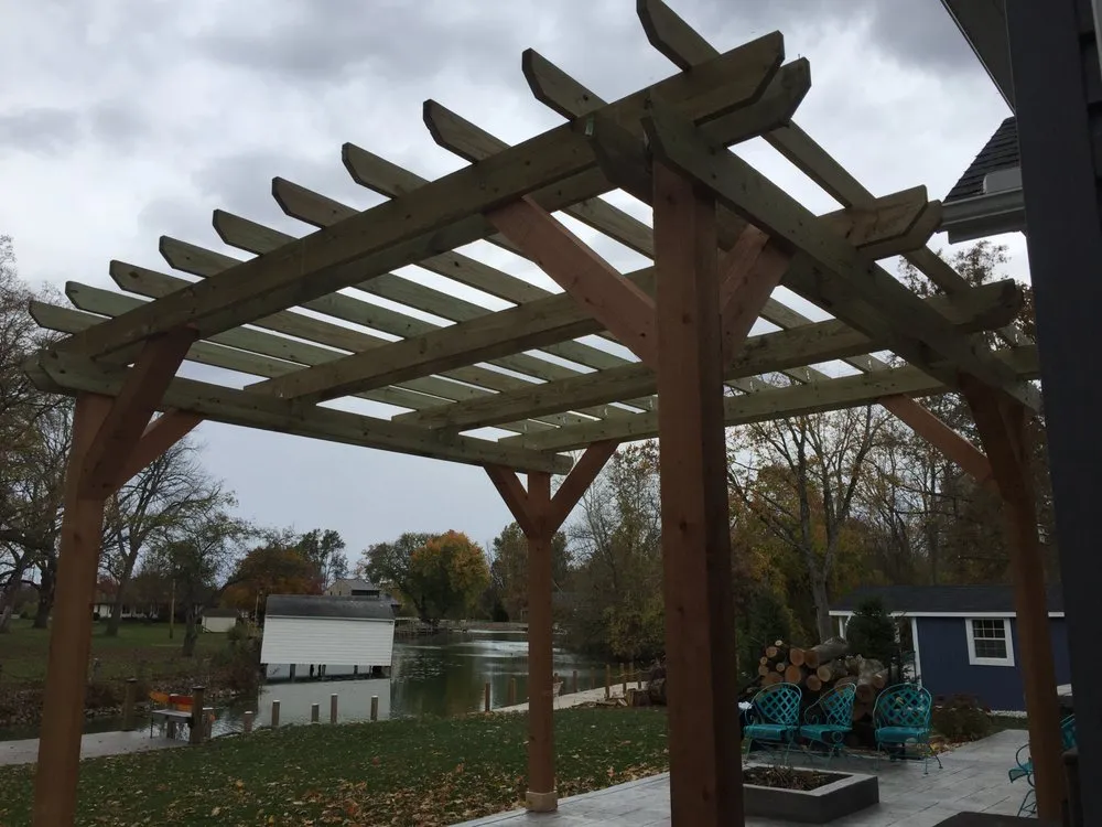 Custom lawn mowing service with custom design across Newark, OH - Felumlee Property Solutions