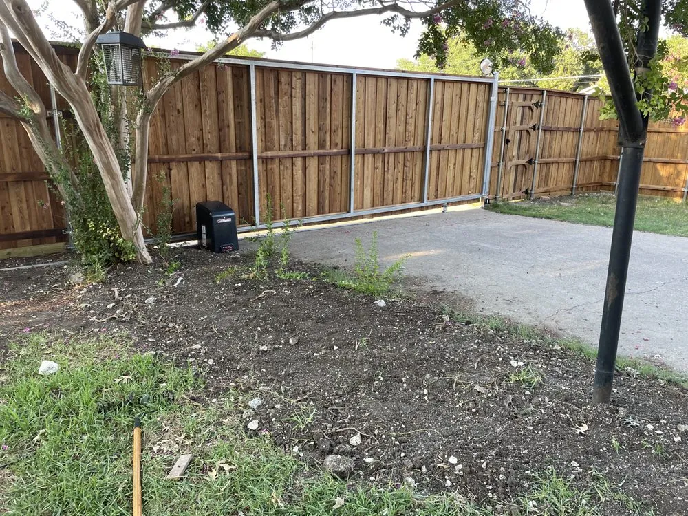 Custom garden landscaping with custom design across Richardson, TX - Fence & Floral