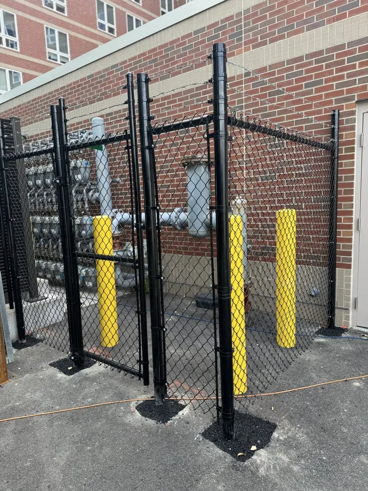 Custom garden landscaping in Rockland, MA by Fence & More