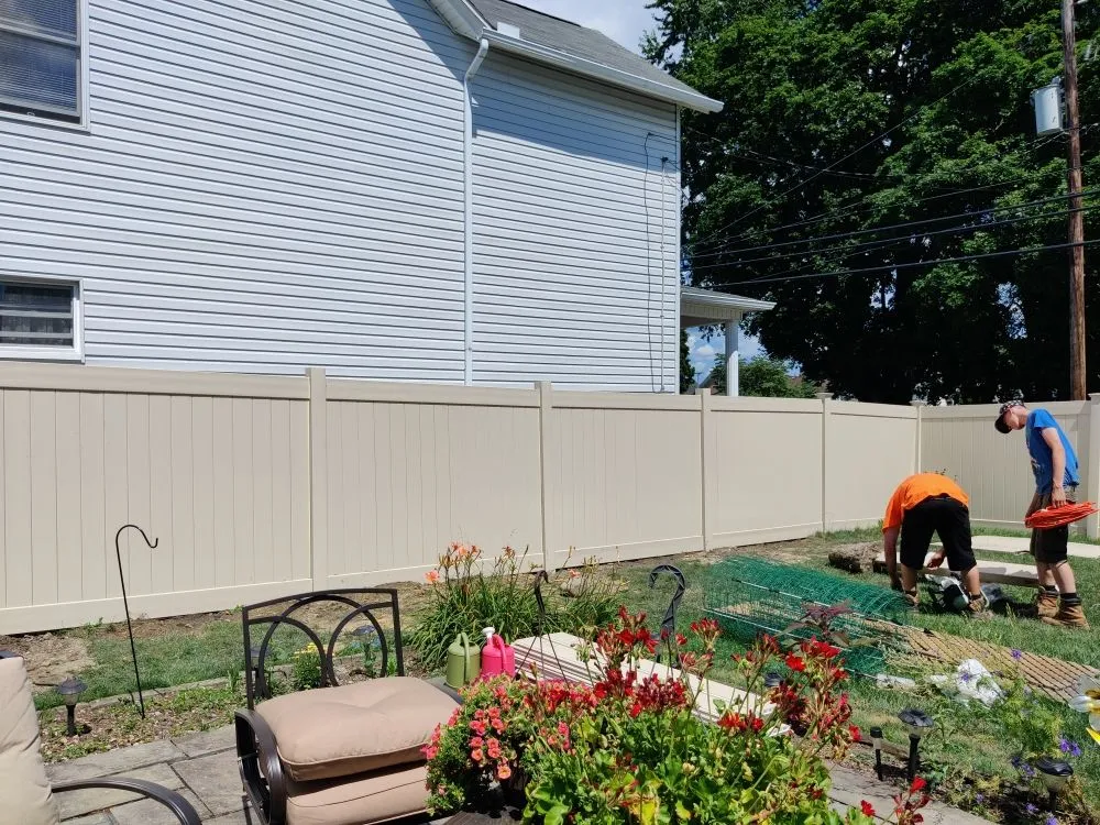 Custom garden landscaping for residential properties across Scranton, PA - Fence to a T