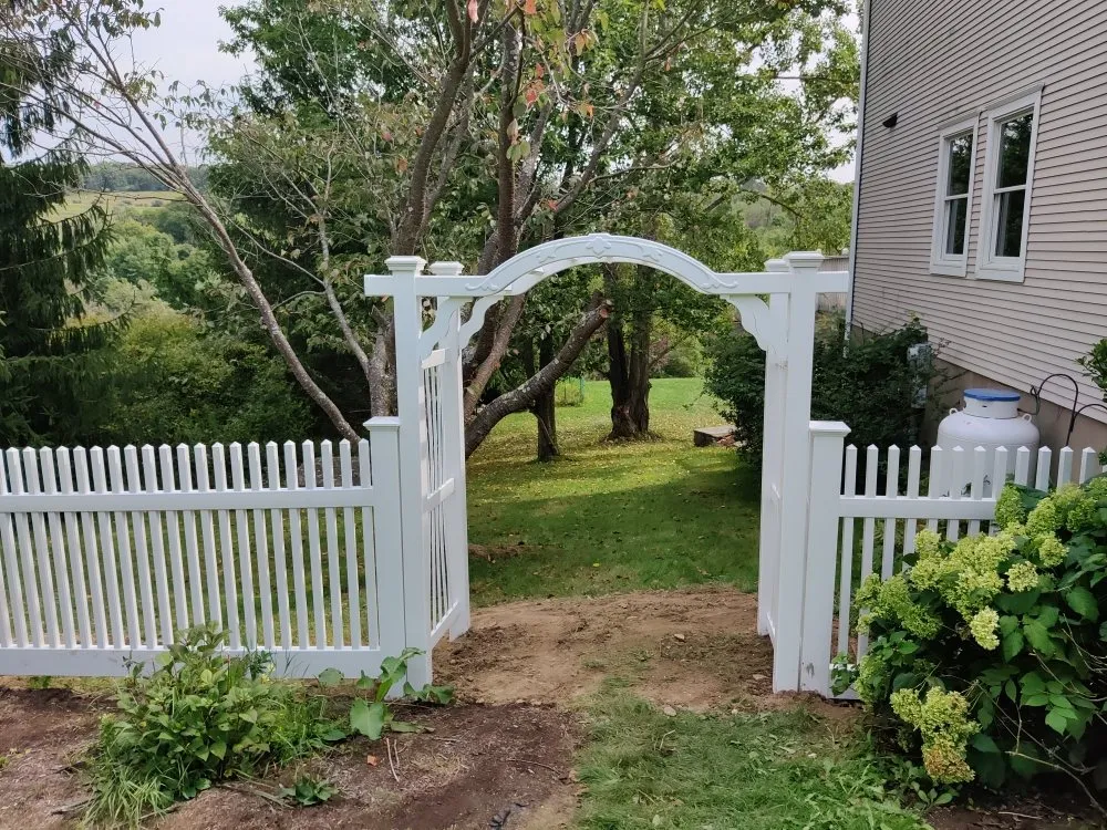 Affordable landscape design in Scranton, PA by Fence to a T