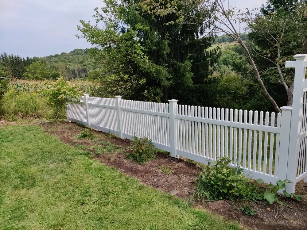 Custom garden landscaping for homes across Scranton, PA - Fence to a T
