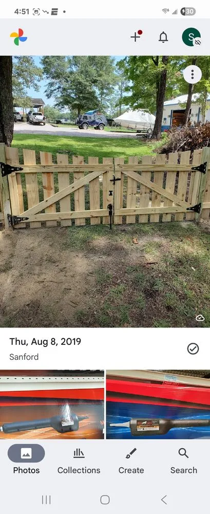 Professional landscape installation in Sanford, NC by Fence Works Of Lee County