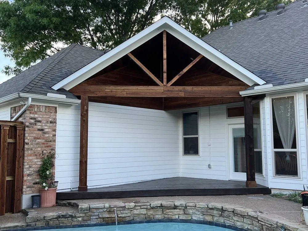 Custom residential landscaping in Desoto, TX by Fences and More