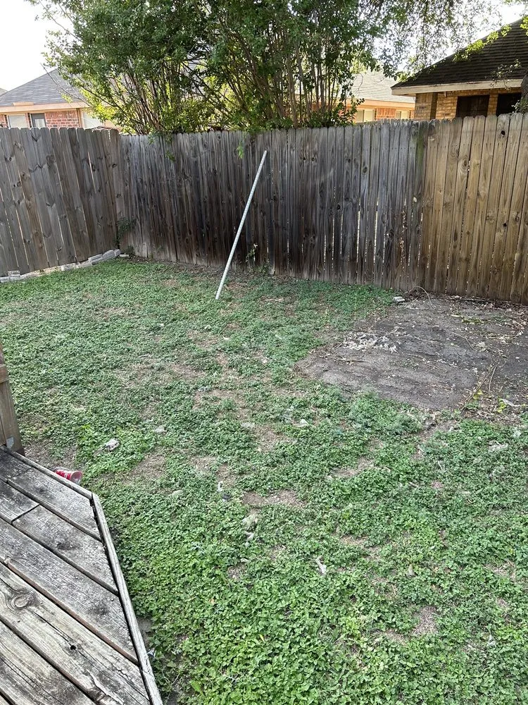 Local landscape installation with custom design in Desoto, TX by Fences and More