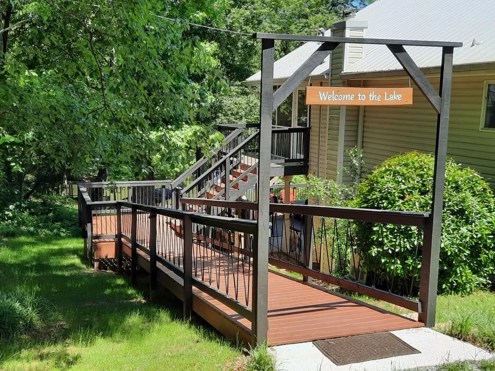 Custom lawn care service with custom design across Acworth, GA - Fences of Georgia