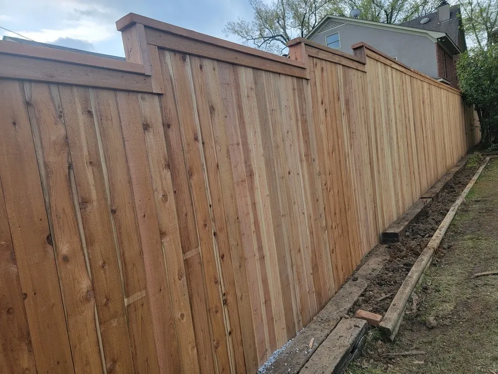 Local landscape installation with custom design in Memphis, TN by Fences Plus