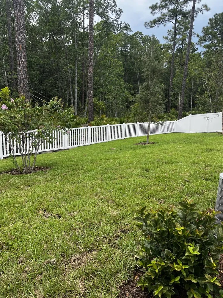 Local landscape installation in Orange Park, FL by Fencings Finest