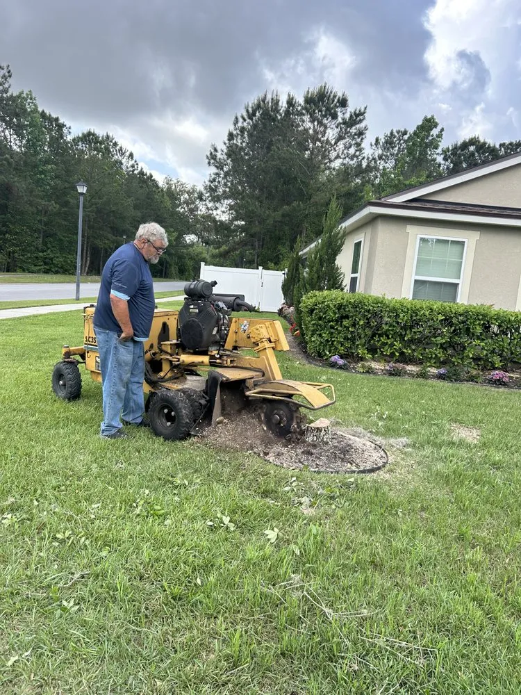 Local yard maintenance with custom design in Palm Coast, FL by Fenrir Stump Grinding