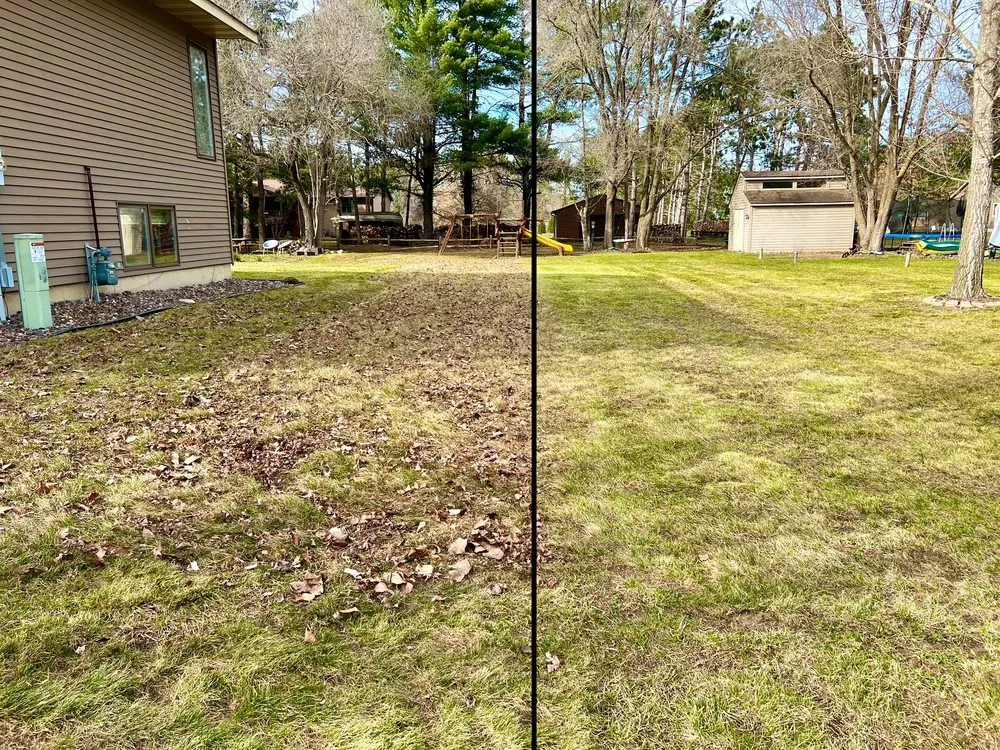 Expert yard cleanup service in Durand, WI by Fenter Lawn & Landscape