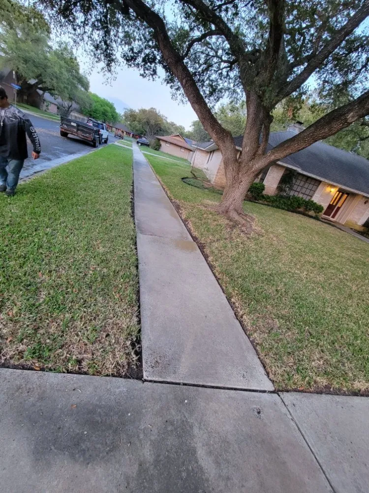 Custom landscape design for year-round maintenance in Victoria, TX by Fergreen Lawncare