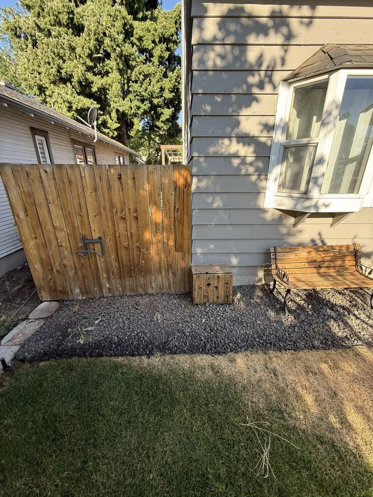 Custom landscape design with custom design across Yakima, WA - Fergs Fence Rejuvenation