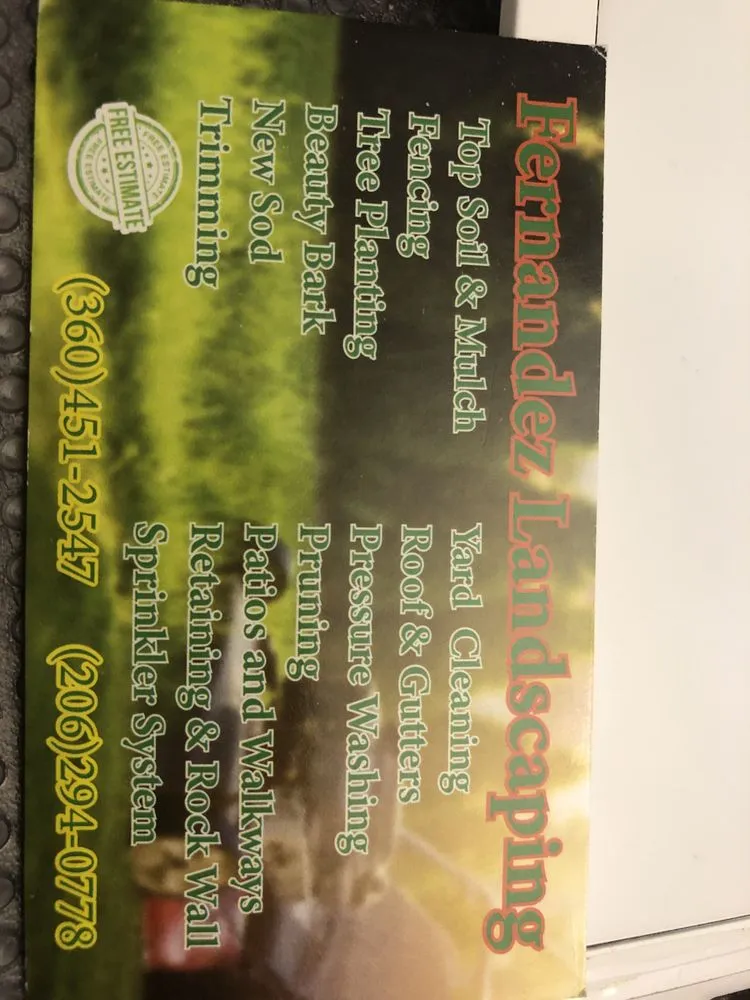 Local yard maintenance in Federal Way, WA - Fernandez Landscaping