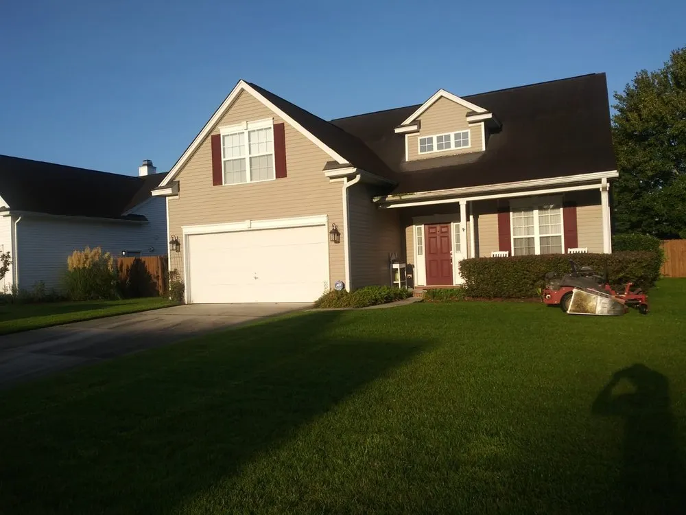 Affordable lawn mowing service for residential properties in Summerville, SC by Fernandez Landscaping