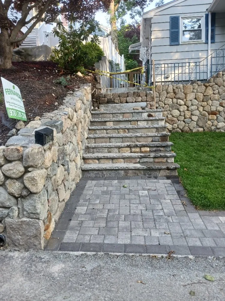 Custom outdoor landscaping for outdoor upgrades across Waltham, MA - Fernandez Landscaping