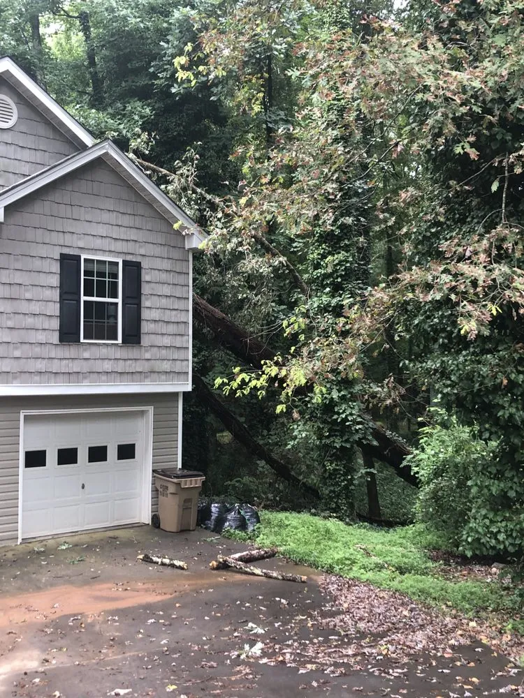 Expert landscape installation with custom design in Stone Mountain, GA by Fernando´s Tree Services