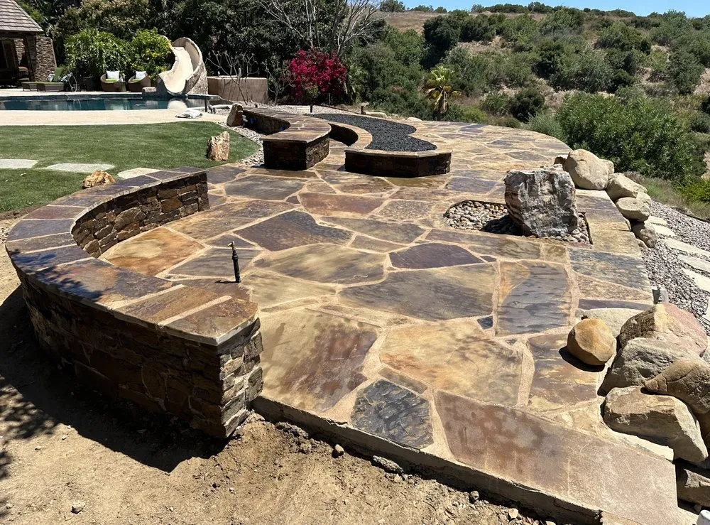 Custom garden landscaping in Anaheim, CA - Fern's Complete Landscape & Construction Services