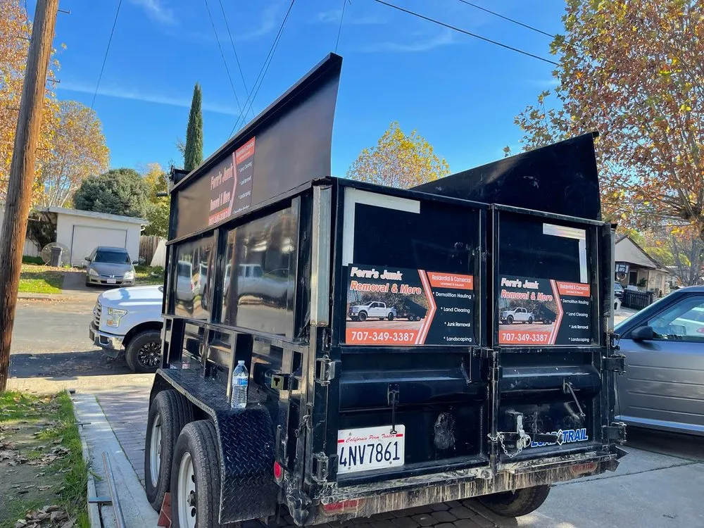 Custom outdoor landscaping for beautiful yards across Ukiah, CA - Fern's Junk Removal & More