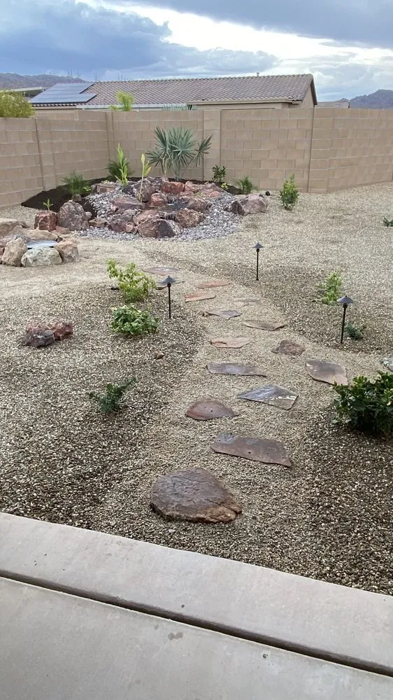 Affordable outdoor landscaping with custom design in Fortuna Foothills, AZ by Fernweh Outdoor