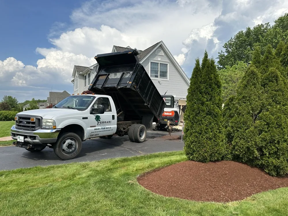 Expert yard maintenance for beautiful yards in Suffield, CT by Ferrari Lawn & Landscape