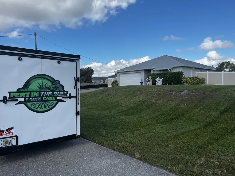 Professional garden landscaping with custom design in North Fort Myers, FL by Fert In The Dirt Lawn Care