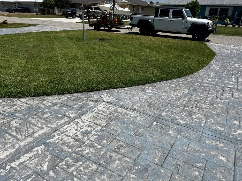 Professional landscape installation in North Fort Myers, FL by Fert In The Dirt Lawn Care