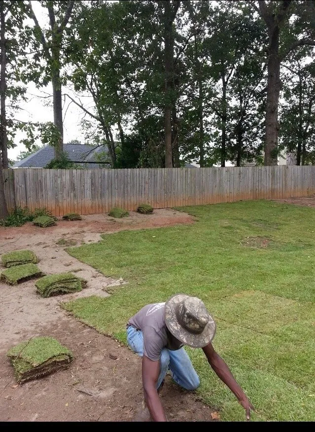 Affordable landscape installation for homes in Perry, GA by Fertile Green Solutions
