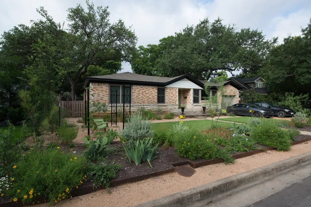 Local lawn care service with custom design in Austin, TX by Fertile Ground Gardens