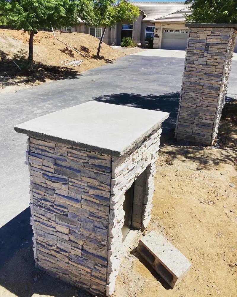 Local lawn care service with custom design in Valley Center, CA by FF Concrete Services